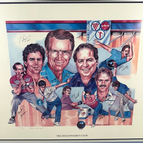 Randall Scott Lindert PBA Millionaires Club Bowling 122/500 RARE SIGNATURES - Picture 2 of 14